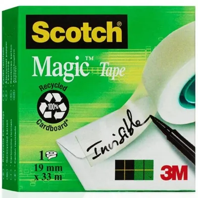 Taśma biurowa 19mmx33m 3m scotch® magic™ 810 matowa