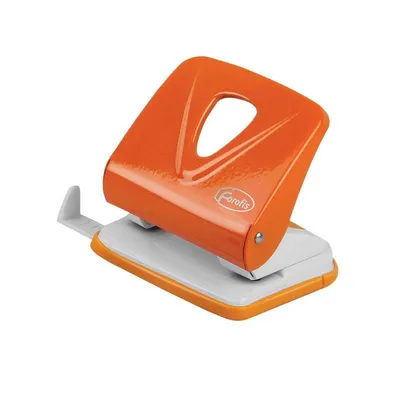 Dziurkacz metalowy FOROFIS 91662 pomarańczowy 30 kart