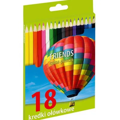 Kredki ołówkowe oem unionl 170-2207 18kol
