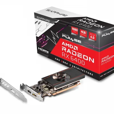 Sapphire technology karta graficzna radeon rx 6400 pulse gaming 4gb gddr6 64bit dp/hdmi