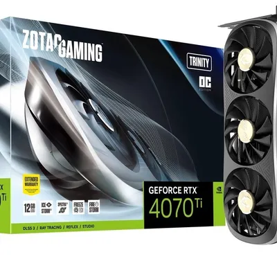 Zotac karta graficzna geforce rtx 4070 ti trinity oc 12gb gddr6x 192bit 3dp/hdmi