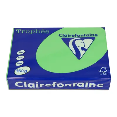 Papier ksero kolor a4 TROPHEE zieleń bilardowa 160g 250 ark