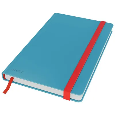 Notatnik a5 LEITZ cosy soft touch 44540061 morski niebieski w kratkę twarda oprawa 96 kartek