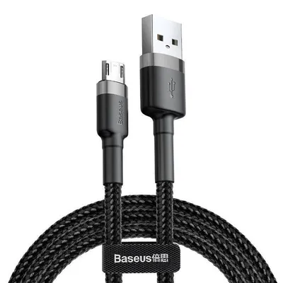 Kabel usb do micro usb Baseus cafule 1.5a 2m (szaro-czarny)