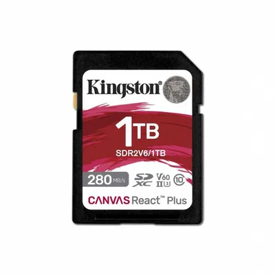Kingston karta sd 1tb react plus 280/150 mb/s u3 v60