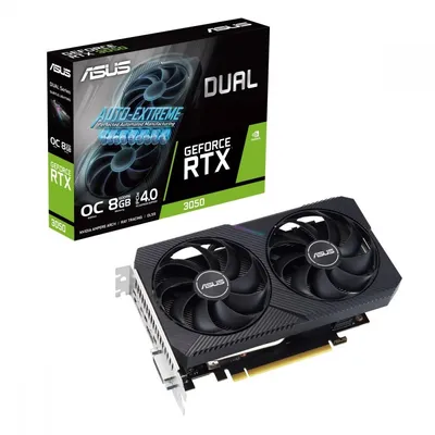 Asus karta graficzna geforce rtx 3050 dual oc v2 8gb gddr6 128bit dvi-d/hdmi/dp