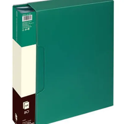 Album ofertowy a4 Grand 9008 120-1827 zielony pvc 80 kieszeni