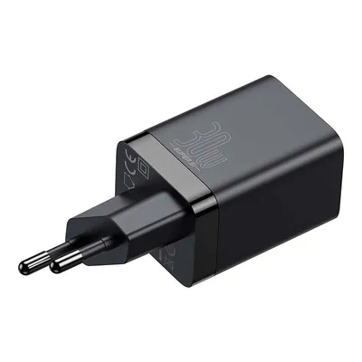Ładowarka sieciowa Baseus super si pro quick charger usb + usb-c 30w (czarna)