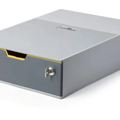Szuflada na dokumenty na zamek a4 DURABLE varicolor safe 760127 24 /7x7 /7x33