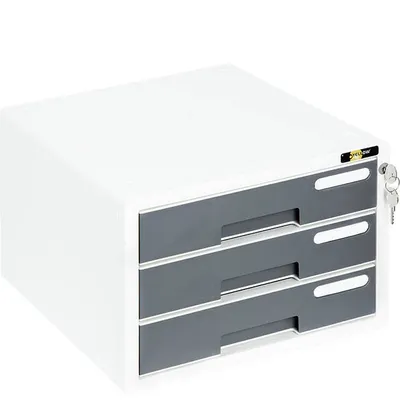 Szafka na dokumenty na zamek 3 szuflady a4 Yellow One yl-sp03 120-1890 210x353x300mm plastikowa