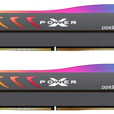 Silicon power pamięć ddr5 xpower storm rgb 32gb/6000 2*16gb cl36 szara