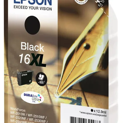 Tusz oryginalny EPSON t1631 c13t16314012 czarny 12,9 ml