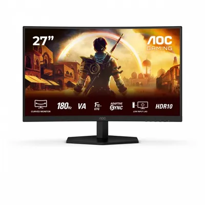 Aoc monitor c27g42e 27 cali 180hz curved va hdmix2 dp