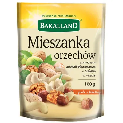 Orzechy mieszanka BAKALLAND 100g