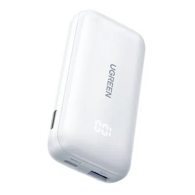 Powerbank 10000mah UGREEN nexode pb501, usb + usb-c, 30w pd (biały)