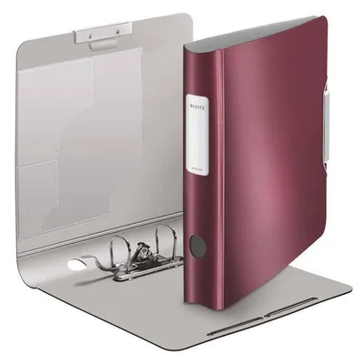 Segregator a4 polyfoam LEITZ style 65mm 11090028 ciemno czerwony