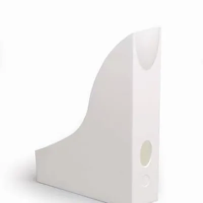 Pojemnik na czasopisma z uchwytem a4 (73x306x241mm) DURABLE basic 1701711010 biały