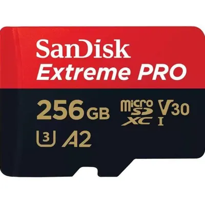 Sandisk karta extreme pro microsdxc 256gb 200/140 mb/s a2 u3