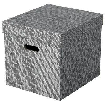 Pudło z pokrywą 320x315x365mm ESSELTE 628289 szary 3szt