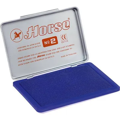 Poduszka do stempli 110x70mm Horse no.2 140-1023 niebieska