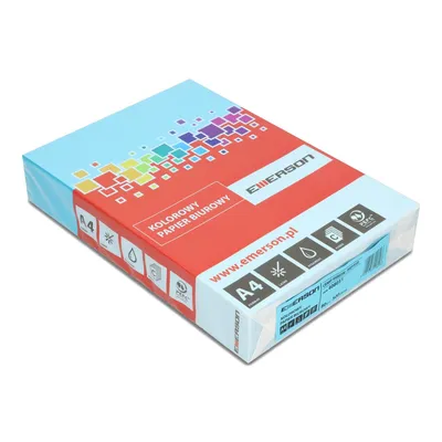 Papier ksero kolor a4 EMERSON ciemny niebieski 80g 500 ark