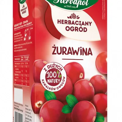 Herbata żurawina HERBAPOL herbaciany ogród 20 torebek