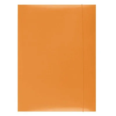 Teczka z gumką a4 OFFICE PRODUCTS pomarańczowa karton 300gsm