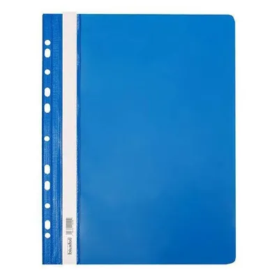 Skoroszyt plastikowy z perforacją a4 BIUR-FOL sh-01-03 niebieski pvc 10szt