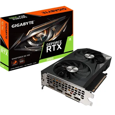 Gigabyte karta graficzna geforce rtx 3060 windforce oc 2.0 12gb gddr6 192bit
