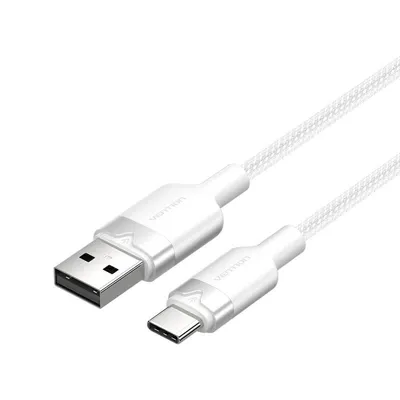 Kabel usb 2.0 a do usb-c 3a Vention ctnwf 1m (biały)