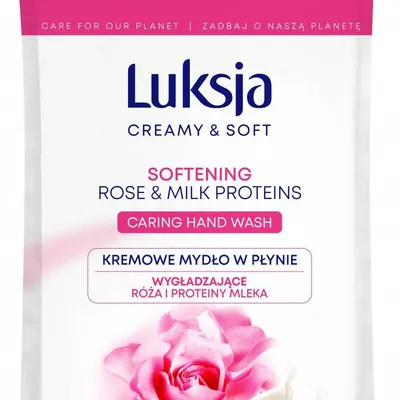 Mydło w płynie zapas Luksja róża 400ml