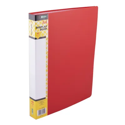Album ofertowy a4 D.RECT czerwony 40 koszulek