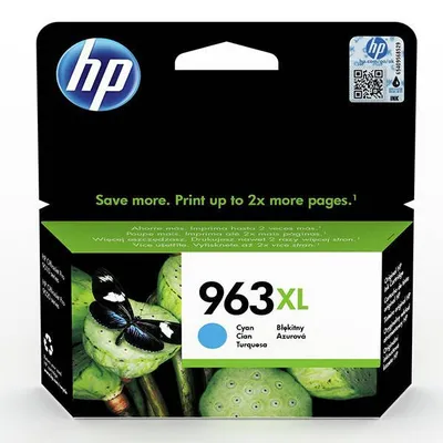 Tusz oryginalny HP963xl 3ja27ae cyan 1600 stron