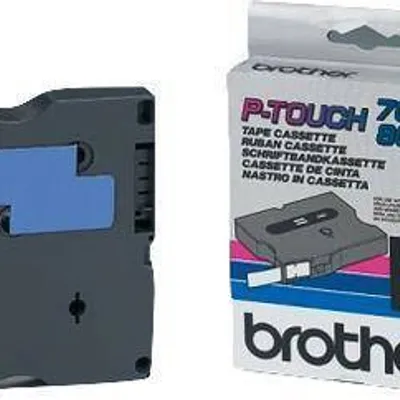 Tasiemka oryginalna czarny/żółte BROTHER tx621 9mm x 15,4 m