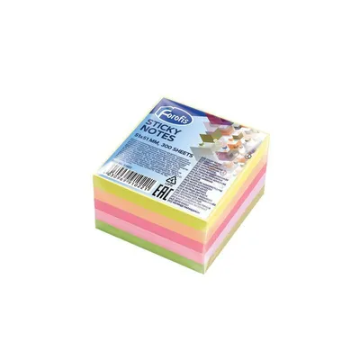 Karteczki samoprzylepne 51x51 FOROFIS 91022 neon mix 300 kart