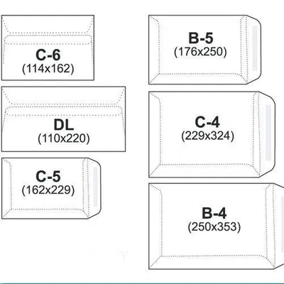 Koperta c4 sk NC KOPERTY 31623020/25 brązowa 25szt