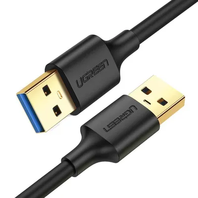 Kabel usb 3.0 a-a UGREEN us128 3m (czarny)