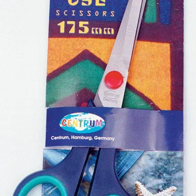 Nożyczki 175mm CENTRUM home use 80241 zielony gumowany