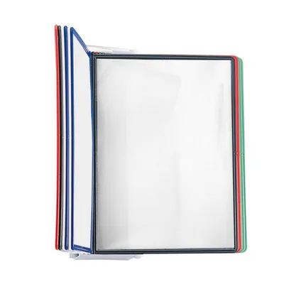 System prezentacyjny naścienny z 10 panelami a4 LEVIATAN mix kolorów
