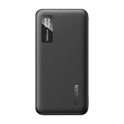 Powerbank 10000mah UGREEN pb311, usb + usb-c, 20w pd (czarny)