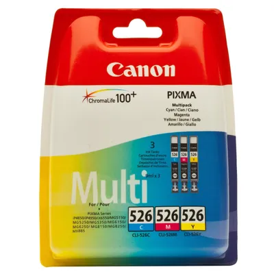 Tusz oryginalny CANON cli526cmy 4541b006 cmy 19 ml