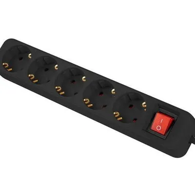 Lanberg listwa przedłużacz 1,5m 5x230 v ps1-05f-0150-bk