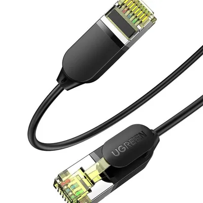 Kabel sieciowy UGREEN nw149, ethernet rj45, cat.7, f/ftp, 1m (czarny)