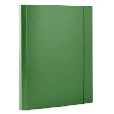 Teczka z gumką a4 OFFICE PRODUCTS zielona tektura powlekana pp 30mm