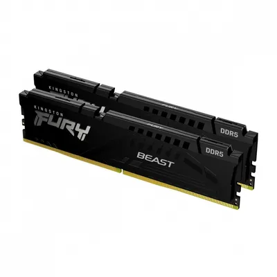 Kingston pamięć ddr5 fury beast 64gb(2*32gb)/6400 cl32 xmp czarna
