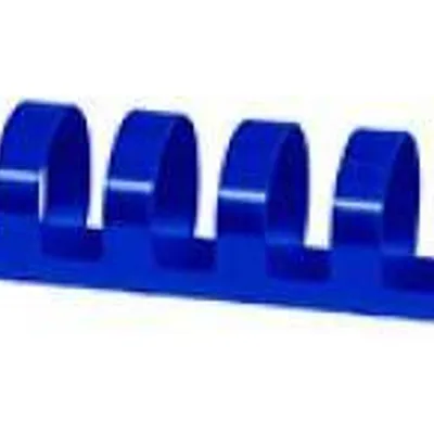Grzbiet plastikowy 22mm (210 kartek) OFFICE PRODUCTS niebieski 50 szt.