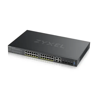 Zyxel gs2220-28hp 24xgbe l2 poe switch gbe uplink 1y ncc pro pack lic gs2220-28hp-eu0101f
