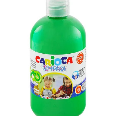 Farba tempera Carioca 40427/14 170-2651 500ml zielona