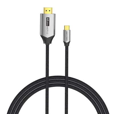 Kabel usb-c do hdmi 2.0 Vention crbbf 1m, 4k 60hz (czarny)