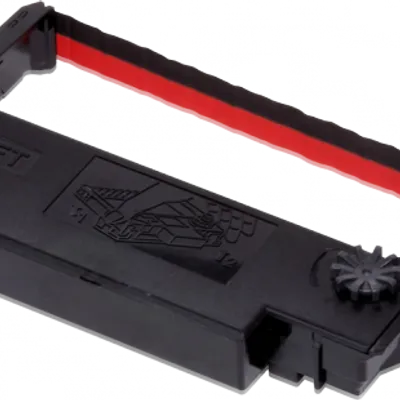 Kaseta barwiąca oryginalna EPSON erc38br c43s015376 czarny-czerwony